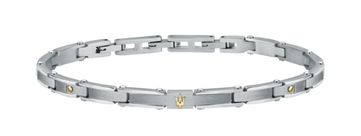 WATCH MASERATI GIOIELLI MASERATI BR. IP YG TRIDENT LOGO 22CM JM421ATK16