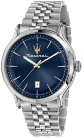 WATCH MASERATI EPOCA 42MM 3H BLUE DIAL BR SS R8853118021