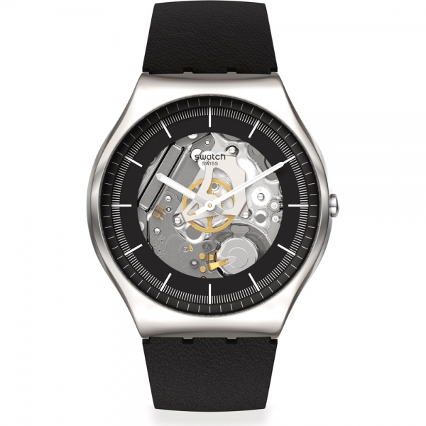 SWATCH BLACK SKELETON SS07S115