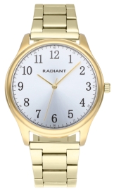 WATCH RADIANT REX 40MM SILVER DIAL IPGOLD BRAZ RA574206