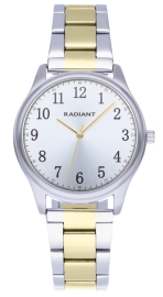 WATCH RADIANT REX 34MM SILVER DIAL IPSILVER-GOLD BRAZ RA574202