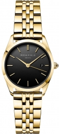 WATCH ROSEFIELD THE ACE XS BLACK STEEL GOLD ABGSG-A19