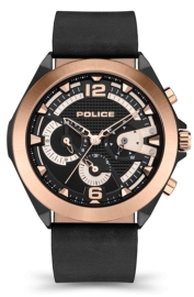 WATCH POLICE ZENITH MULTI BLACK RG DIAL / BLACK LEATH PEWJF2108740