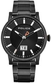 WATCH POLICE COLLIN 3HC BLACK DIAL BLACK BRACELET PL.15404JSB-02MA