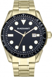 WATCH DIVE 45MM BLACK DIAL IPGOLD BRACELET