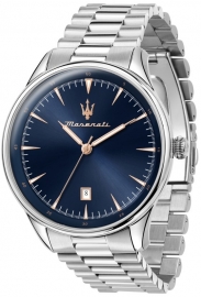 WATCH TRADIZIONE 45MM 3H BLUE DIAL BR SS