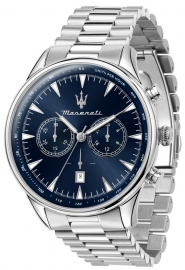 WATCH TRADIZIONE 45MM CHR BLUE DIAL BR SS
