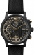 LANSHU MULTI BLACK&GOLD DIAL BLACK STRAP