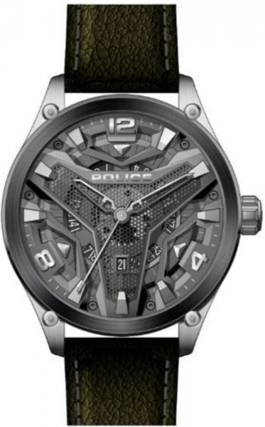WAIMEA 3H GREY DIAL KHAKI GREEN STRAP