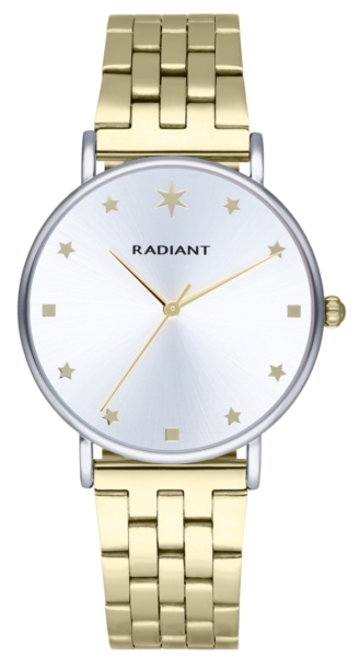 STARRY 36MM SILVER DIAL IPGOLD BRACELET