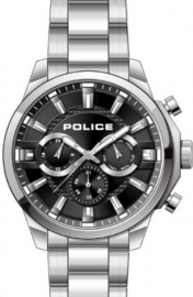 WATCH MENELIK MULTI BLACK&SS DIAL SS BRACELET