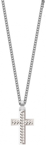 CROSSED OUT NECKLACE SS 500MM