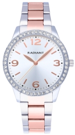 WATCH RADIANT FELINE 38MM SILVER IPRG DIAL BITONE BRAZ RA579204