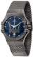 MASERATI POTENZA 42MM 3H BLUE DIAL MESH BR GUN R8853108005