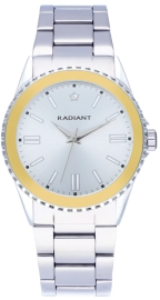 WATCH RADIANT FROST 38MM GOLD BEZEL SS DIAL & BRAZ RA592201