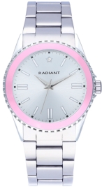 WATCH RADIANT FROST 38MM PINK BEZEL SS DIAL & BRAZ RA592202