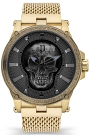 WATCH VERTEX 3H BLACK DIAL / IPGOLD MESH