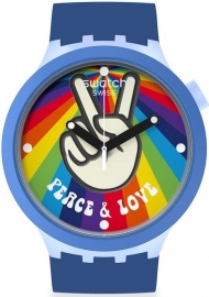 WATCH SWATCH PEACE HAND LOVE SB03N105