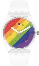 WATCH SWATCH STRIPE FIERCE SO29K701