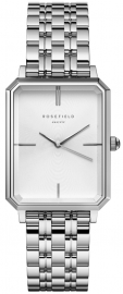 WATCH ROSEFIELD THE OCTAGON WHITE SUNRAY STEEL SILVER OCWSS-O41
