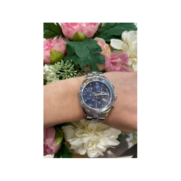 TISSOT PR 100 SPORT CHIC CHRONOGRAPH T1019171104600 - Watchalia.com