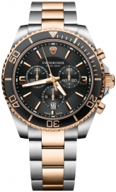 WATCH MAVERICK CHRONO BLACK DIAL, SS/IPRG ARMY