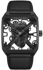 WATCH OMAIO 3H BLACK DIAL BLACK LEATHER