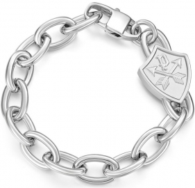 WATCH HERITAGE CREST BRACELET SS SHINY 170MM