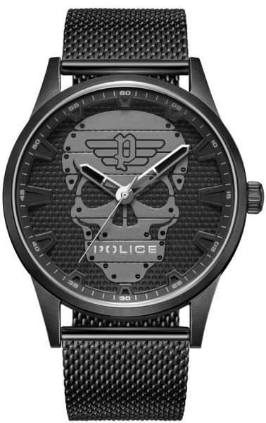 RISSINGTON 3H BLACK DIAL BLACK MESH