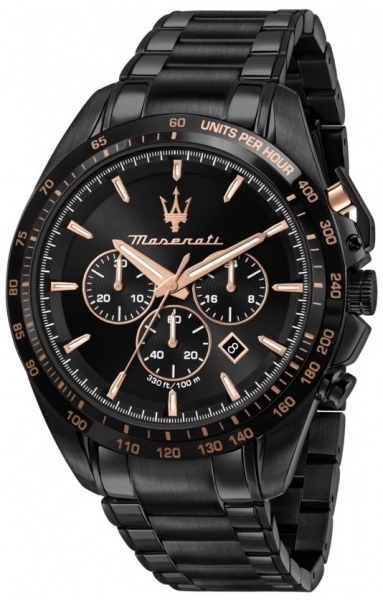 TRAGUARDO 45MM CHR BLACK DIAL BR BLACK