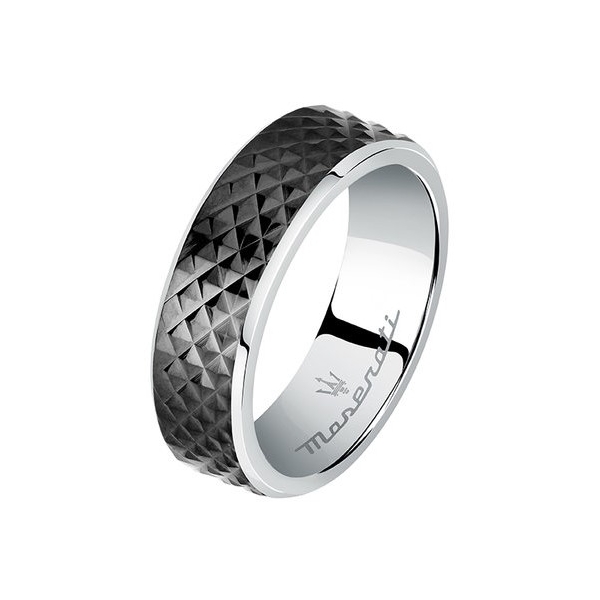 MASERATI J RING IP BLACK SIZE 025