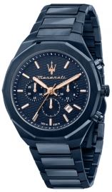 WATCH MASERATI STILE 45MM CHRO BLUE DIAL BR BLUE R8873642008