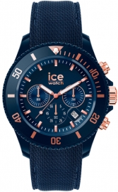 WATCH Chrono - Dark blue Rose-Gold - Large