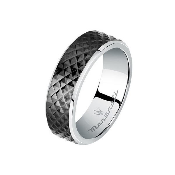 MASERATI J RING IP BLACK SIZE 019